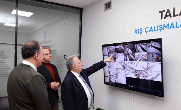 Başkan Yalçın kış çalışmalarını yönetti