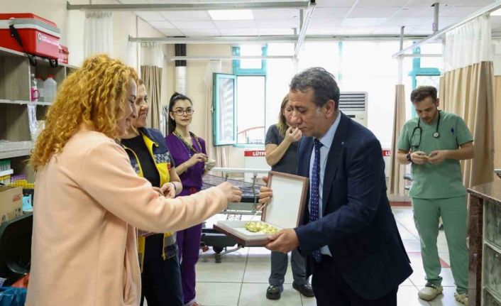 Başkan Yetişkin, görevi başındakileri unutmadı