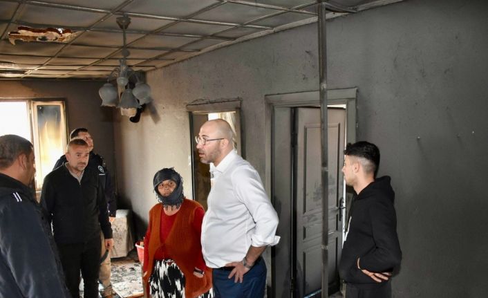 Başkan Zencirci yangın mağduru aile ile görüştü: "Gereken desteği sağlayacağız"