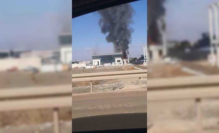 Başkent’te fabrika yangını