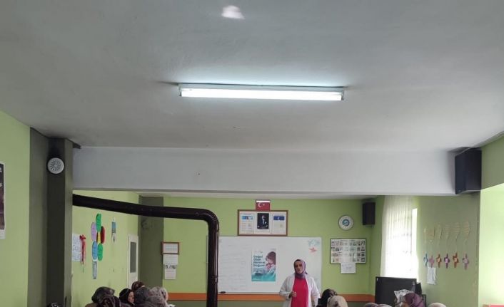 Beldelerde gebe bilgilendirme toplantısı düzenlendi