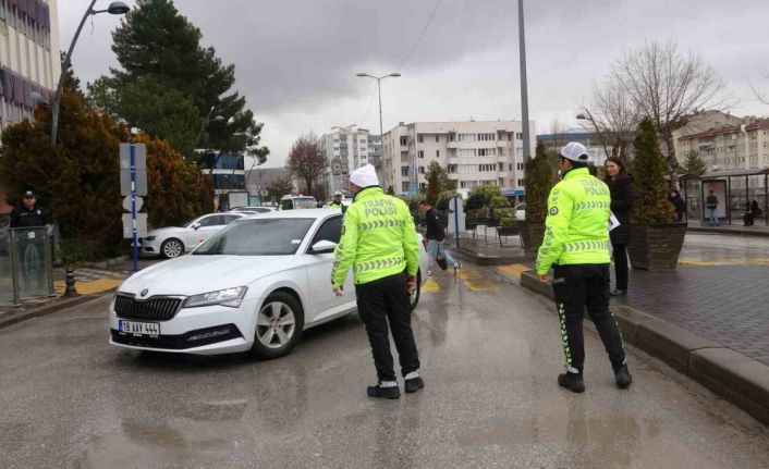 Çankırı’da 65 araç trafikten men edildi