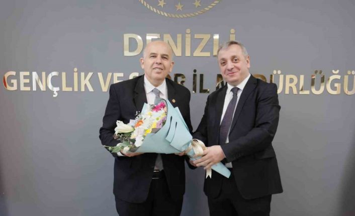 Denizli Gençlik ve Spor Müdürlüğünde bayrak değişimi