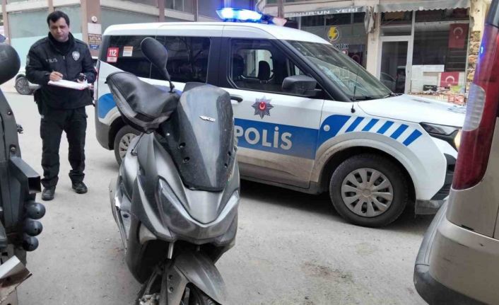 Devrilen motosikletin sürücüsü yaralandı