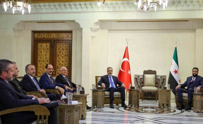 Dışişleri Bakanı Fidan, Milli Savunma Bakanı Güler ve MİT Başkanı Kalın, Suriye’de