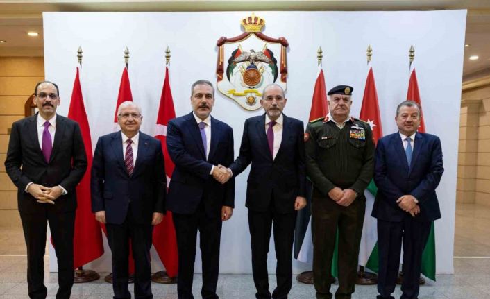 Dışişleri Bakanı Fidan, Milli Savunma Bakanı Güler ve MİT Başkanı Kalın "Türkiye - Ürdün 3+3 Toplantısı"na katıldı