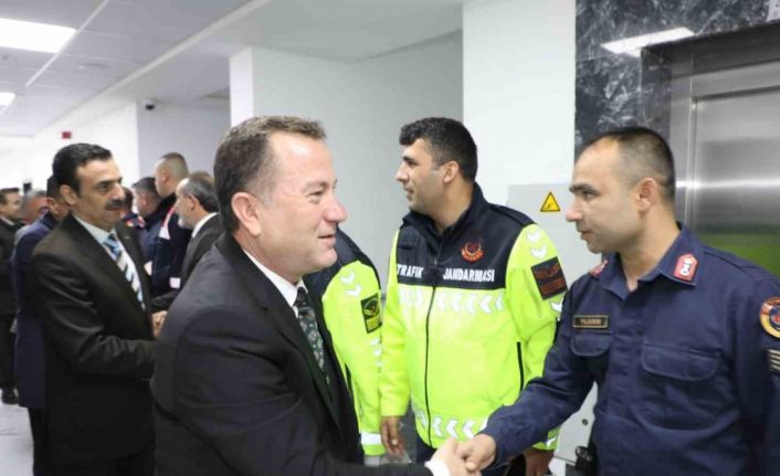 Doğan bayramlaşma programına katıldı