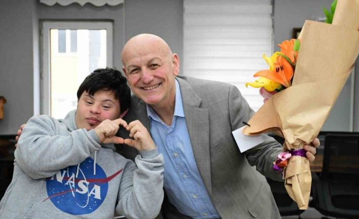 Down sendromlu çocuklar Terme Belediyesi’nde ağırlandı