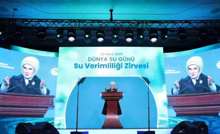 Emine Erdoğan: "Bir damla suda yaşamımız, medeniyetimiz, inancımız, kültürümüz, hülasa tarihimiz gizlidir"
