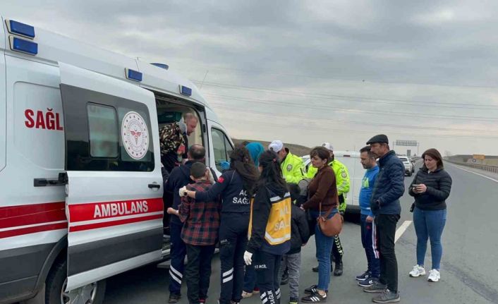 Ergene’de trafik kazası: 3 yaralı