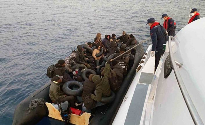 Fethiye’de 3’ü çocuk 34 düzensiz göçmen yakalandı