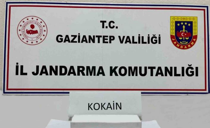 Gaziantep’te 500 bin TL değerinde kokain ele geçirildi: 1 şahıs tutuklandı