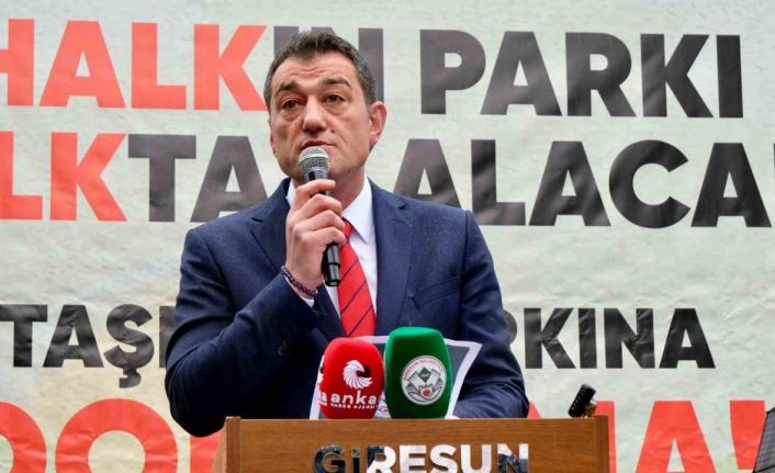 Giresun Belediye Başkanı Fuat Köse, Taşbaşı Parkıyla ilgili alınan karar tepki gösterdi