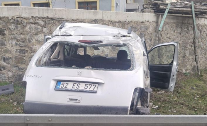 Gümüşhane’de trafik kazası: 4 yaralı
