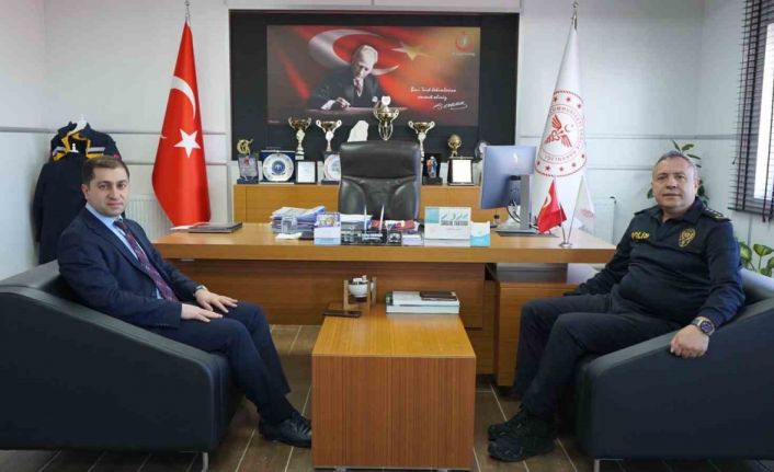İl Emniyet Müdürü ve Sağlık İl Müdürü bir araya geldi