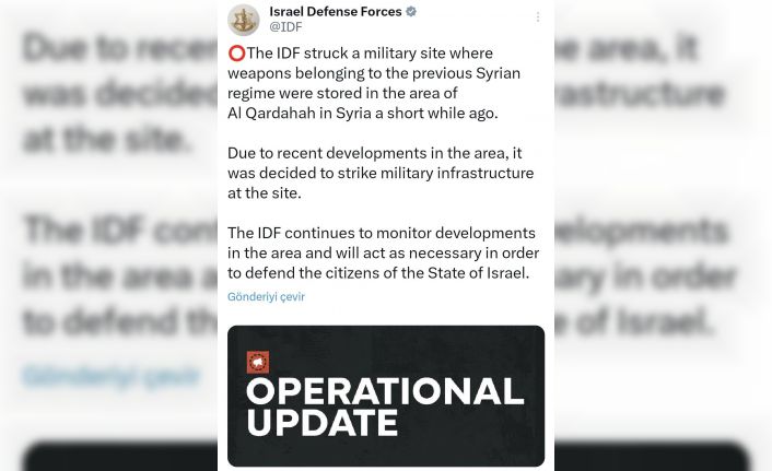 İsrail ordusu Suriye’yi vurdu