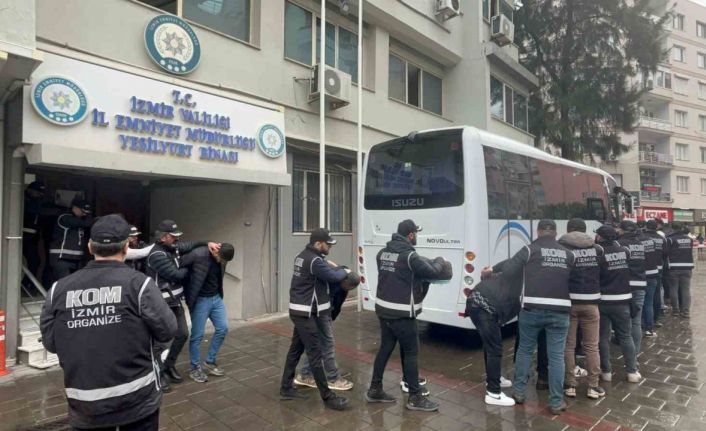 İzmir’de suç örgütüne operasyon: 11 tutuklama