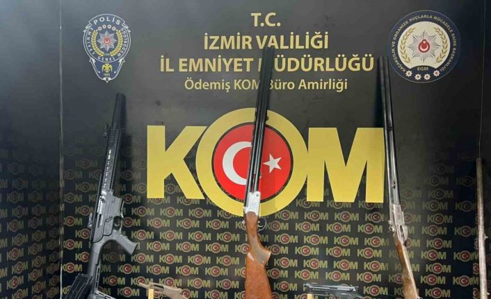İzmir’de yasa dışı silah ticareti operasyonunda 1 kişi yakalandı