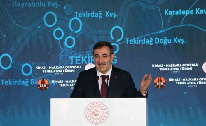 Kınalı-Malkara Otoyolu’nun temeli atıldı