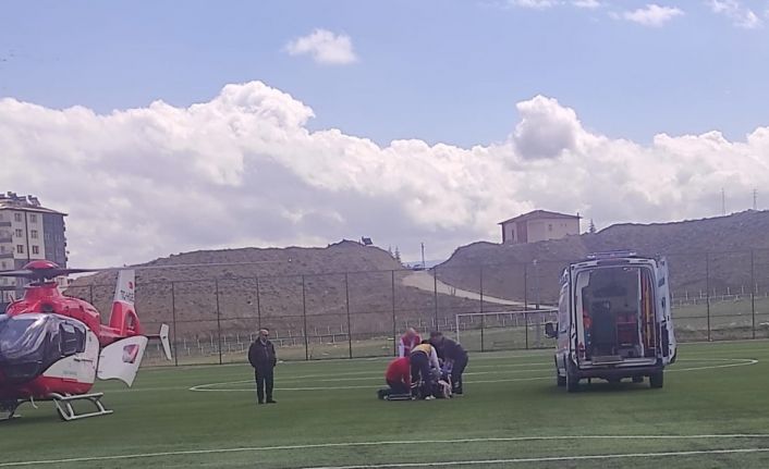 Malatya’da ambulans helikopter 76 yaşındaki hasta için havalandı