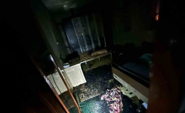 Mardin’de ev yangını