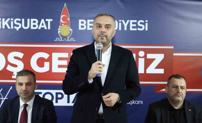 Onikişubat Belediye Başkanı Toptaş: "Davamıza olan sadakatimiz hiçbir zaman değişmeyecek"