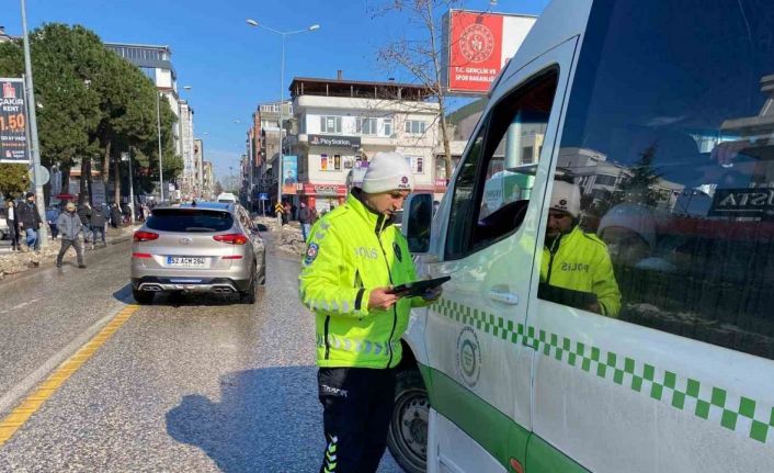 Ordu’da bir haftada yaklaşık 22 bin araç ve sürücü denetlendi