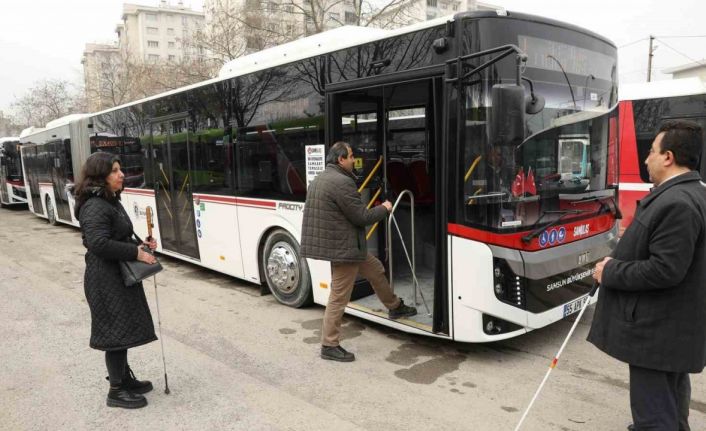 Samsun’da otobüslere engelliler için ‘ses ve görüntülü bilgilendirme sistemi’