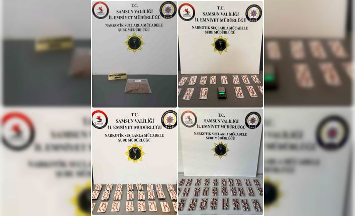 Samsun’da uyuşturucu operasyonu: Sokak satıcılarına darbe