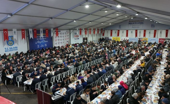 Silivri Belediyesi’nden sivil toplum kuruluşları ve yöre dernekleri başkanlarına iftar