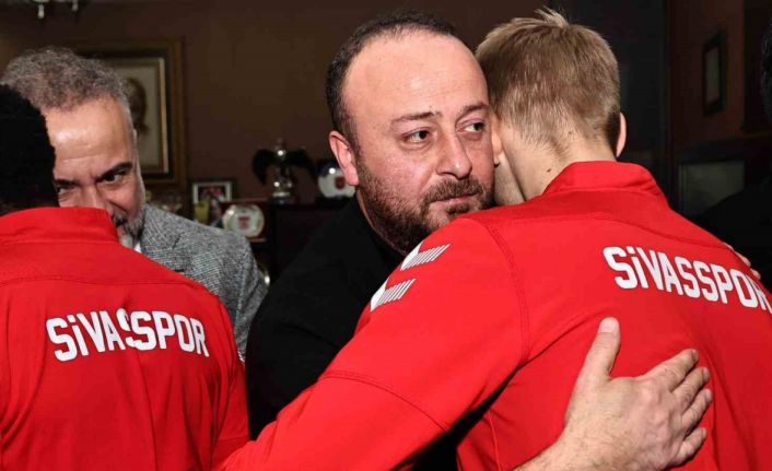 Sivasspor’da bayramlaşma töreni