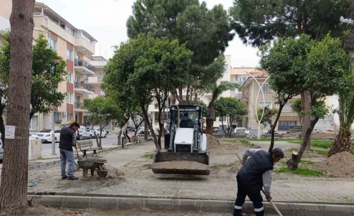 Söke Belediyesi’nden Recep Yazıcıoğlu Parkı’nda yenileme