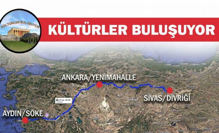 Söke’nin ’Kültürler Buluşuyor’ projesi Aydın, Ankara ve Sivas’ı bir araya getirecek