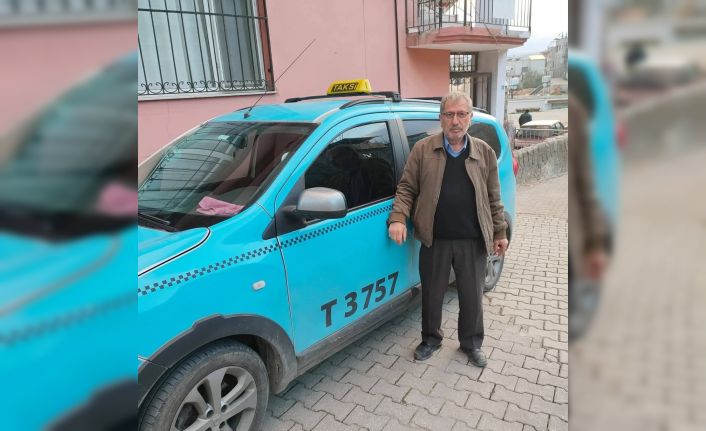 Sulama kanalına devrilen taksinin sürücüsü hayatını kaybetti