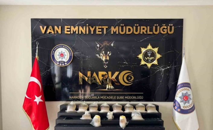 Van’da 50 kilo metamfetamin ele geçirildi