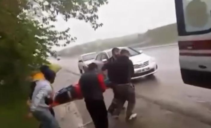 Batman’da araç şarampole yuvarlandı: 3 yaralı