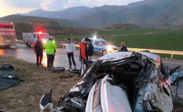 Batman’da takla atan otomobil hurdaya döndü: 3 yaralı