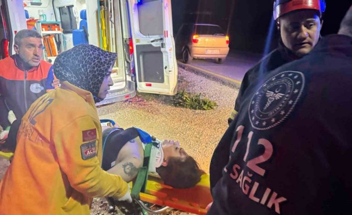 Bilecik’te şarampole devrilen araçta 1’i ağır 2 kişi yaralandı