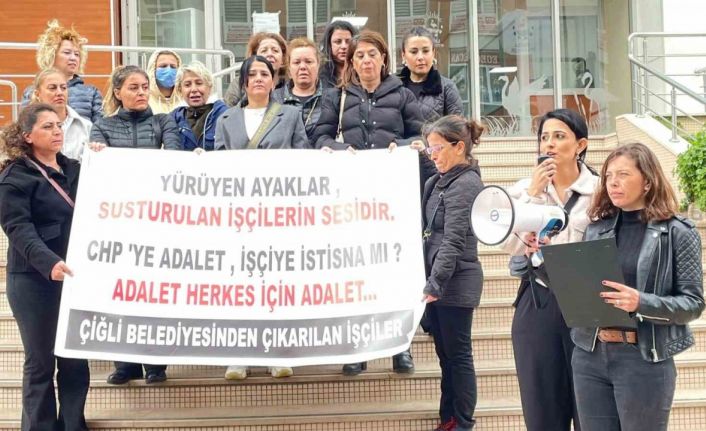 Çiğli Belediyesinde işten çıkarılan işçiler Ankara’ya yürüyecek
