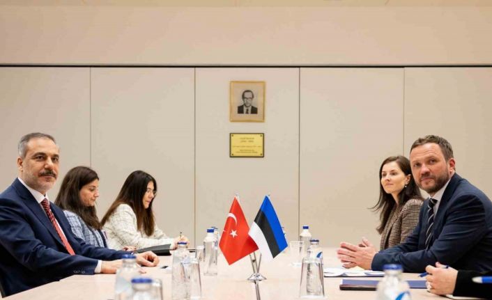Dışişleri Bakanı Fidan, Estonya Dışişleri Bakanı Tsahkna ile bir araya geldi