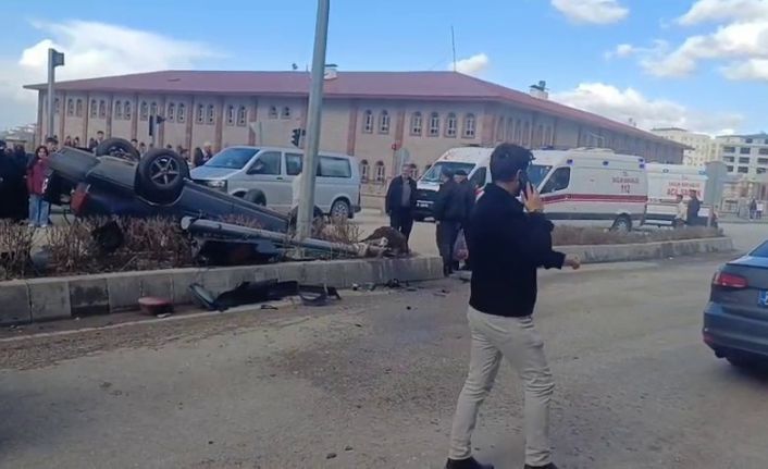 Erzurum’da trafik kazası: 1 yaralı