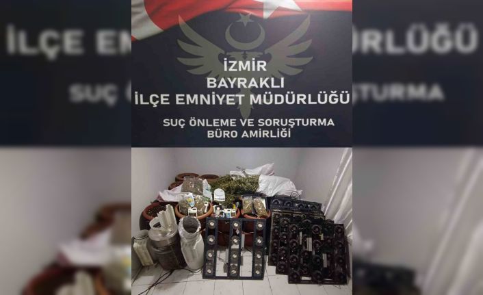 Ev değil zehir imalathanesi: İzmir’de polisten uyuşturucu baskını