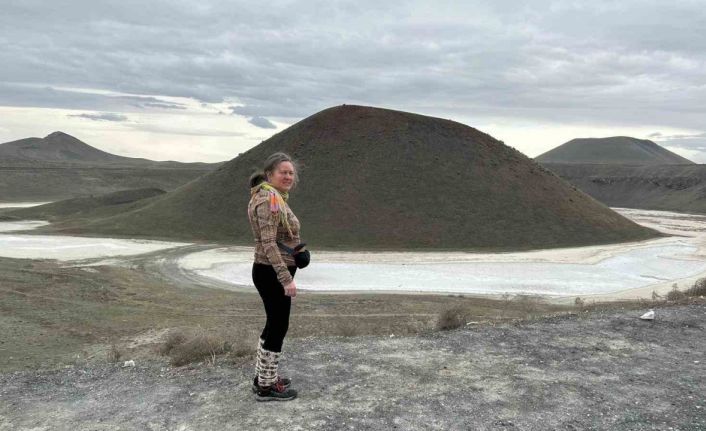 Faroe Adaları’ndan Meke Gölü’nü görmeye geldi