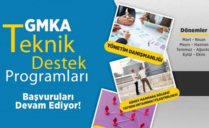 GMKA Teknik destek programları başvuruları devam ediyor
