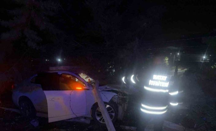 Hatay’da trafik kazası: 2 yaralı