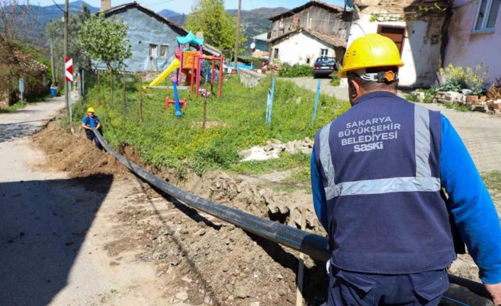 İki mahallenin 4 bin metrelik içme suyu hattı için çalışmalar devam ediyor
