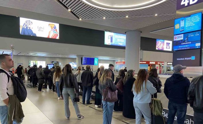 İstanbul Havalimanı’nda dönüş yoğunluğu başladı