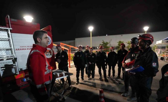 Kartal Belediyesi Arama Kurtarma Ekibi, ‘Ağır Seviye Akreditasyon’ sınavını başarıyla geçti