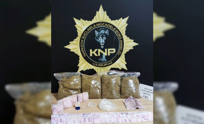 Kırklareli’nde uyuşturucu operasyonu: 2 tutuklama