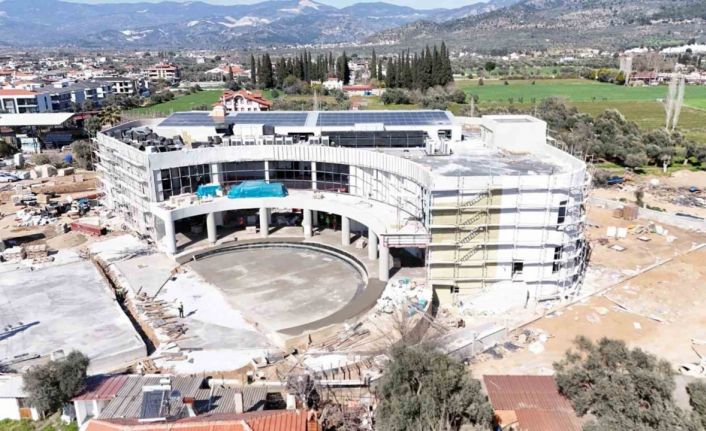Milas’ın yeni kültür ve sanat merkezinde çalışmalar devam ediyor